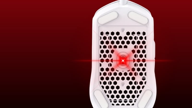 Chuột HyperX có dây Pulsefire Haste 2 White được trang bị cảm biến HyperX 26K