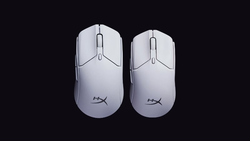 Chuột HyperX Pulsefire Haste 2 Mini Wireless White có thiết kế nhỏ gọn