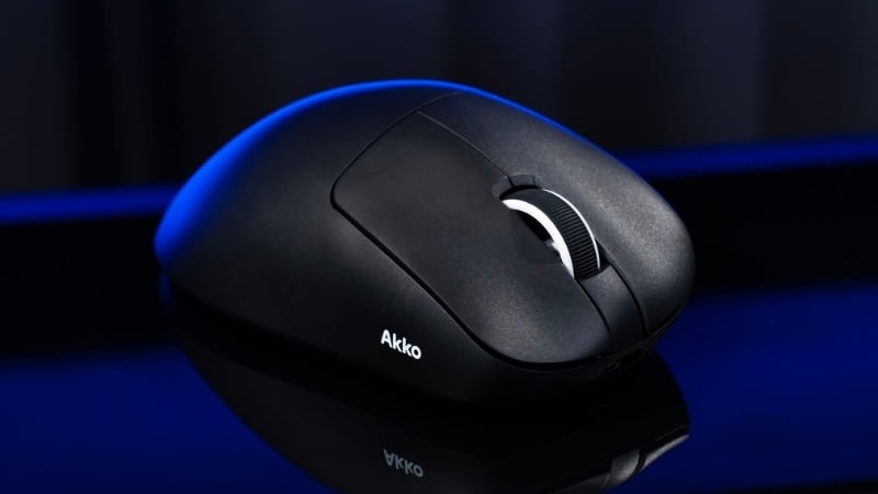 Chuột không dây AKKO Nest Black có thiết kế cân bằng