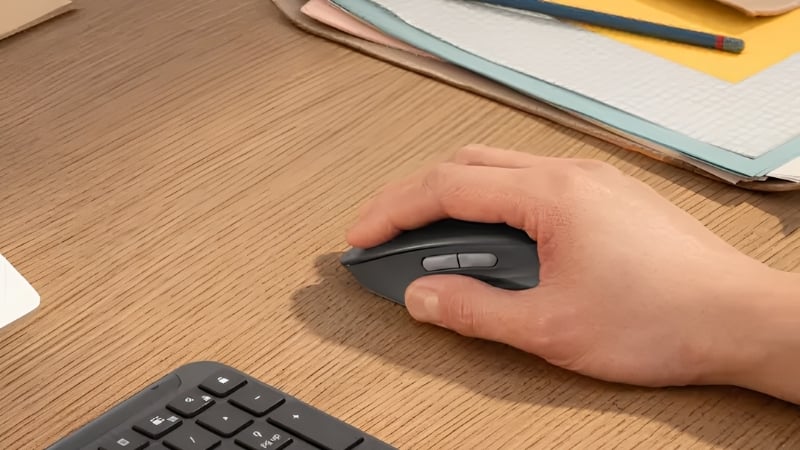 Chuột Logitech Signature Comfort M840 L Graphite có thời lượng pin lên đến 24 tháng