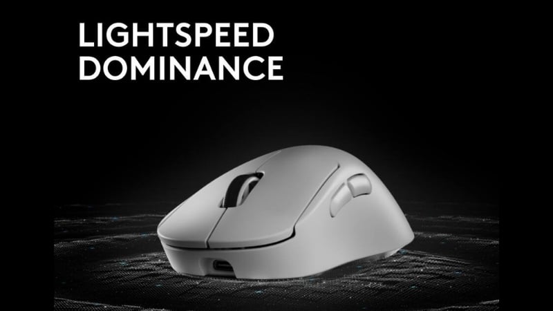Chuột Logitech G Pro X Superlight 2 Dex Wireless White được trang bị LIGHTSPEED 8000Hz