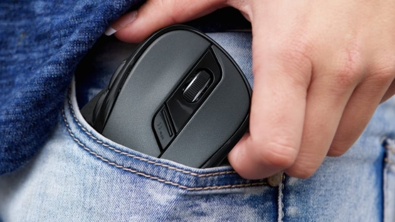 Chuột Rappo M500 Black có thiết kế nhỏ gọn