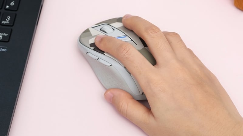 Chuột Rappo M500 Grey có thiết kế gọn gàng