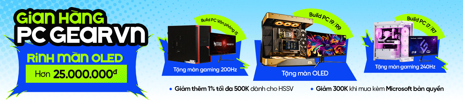 Build PC tặng Màn hình