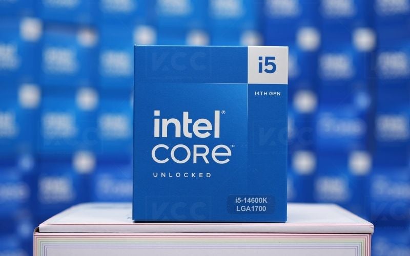 CPU Intel Core i5 hỗ trợ siêu phân luồng, tích hợp đồ họa Iris Xe/UHD, tương thích PCIe Gen 4/5 và DDR5
