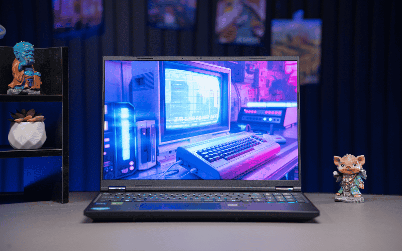 Màn hình 16:10, độ phủ màu sRGB 100%, mang lại màu sắc sống động