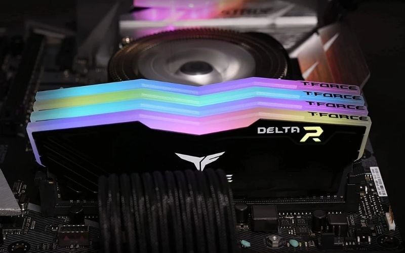 Ram T-Group T-Force Delta 1x8GB 3200 RGB Black