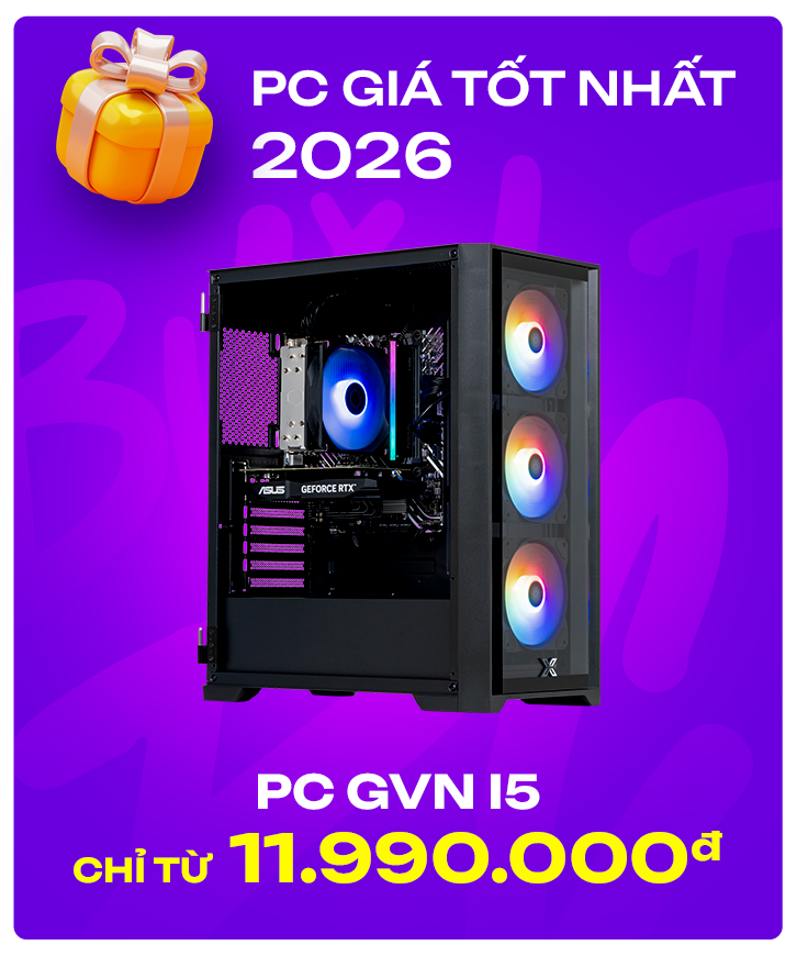 PC Gaming, máy tính để bàn chính hãng, giá rẻ, trả góp 0%