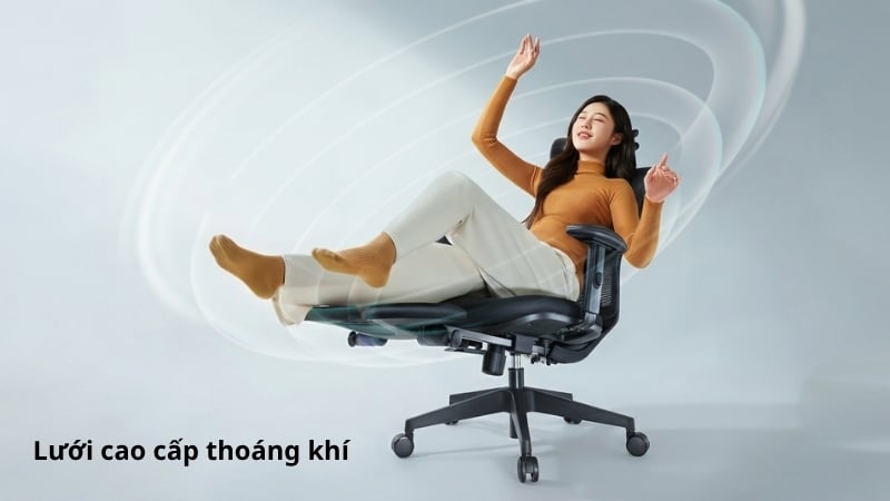 Ghế công thái học Sihoo M105C có lưới cao cấp thoáng khí