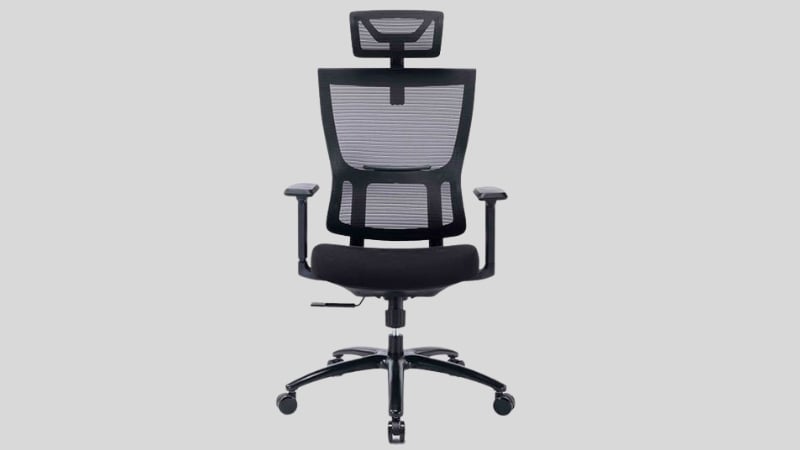 Ghế Ergonomic Warrior Hero series WEC506 Black V2.0