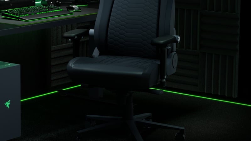 Ghế gaming Razer Iskur V2 - Full Black tùy chỉnh toàn diện cho nhiều tư thế