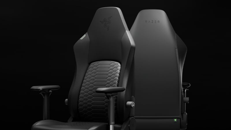 Ghế gaming Razer Iskur V2 NewGen Black trang bị đệm ngồi Dual‑Density Cold‑Cured Foam