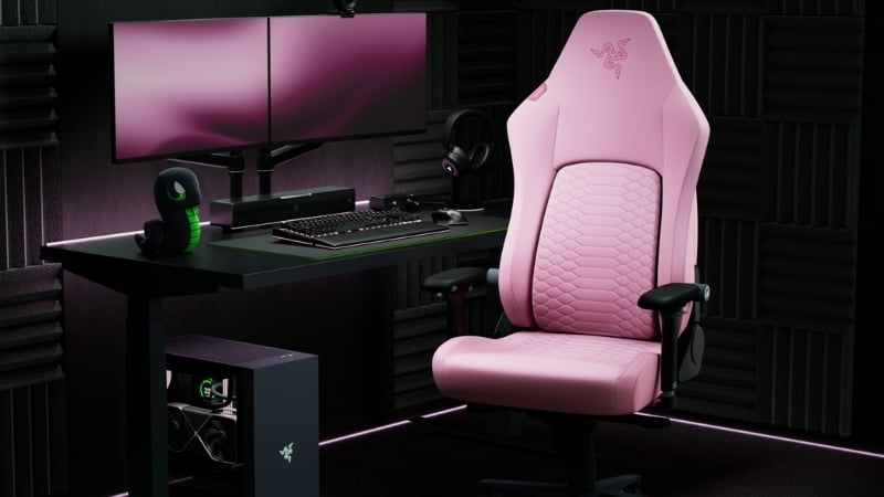 Ghế gaming Razer Iskur V2 NewGen Quartz cho thiết kế cho nhiều dáng người