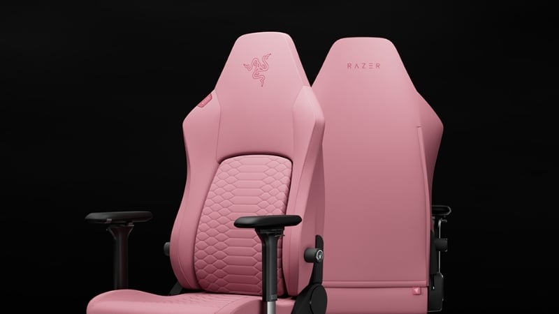 Ghế gaming Razer Iskur V2 NewGen Quartz hỗ trợ tay vịn 4D linh hoạt