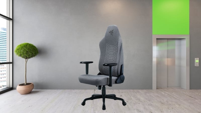 Ghế gaming Razer Iskur V2 X - Light Gray Fabric có thiết kế công thái học