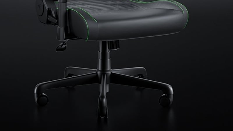 Ghế gaming Razer Iskur V2 X NewGen Black Green có bánh xe PU 5cm