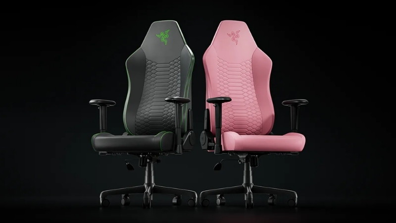Ghế gaming Razer Iskur V2 X NewGen Black Green hỗ trợ lưng thông minh ôm sát