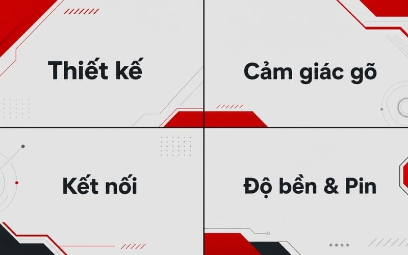 4 tiêu chí để đánh giá bàn phím Rapoo có tốt không