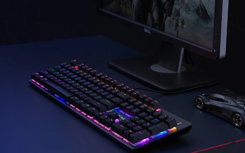 Bàn phím Rapoo phù hợp cho những ai yêu cầu bàn phím gọn cho laptop hoặc PC