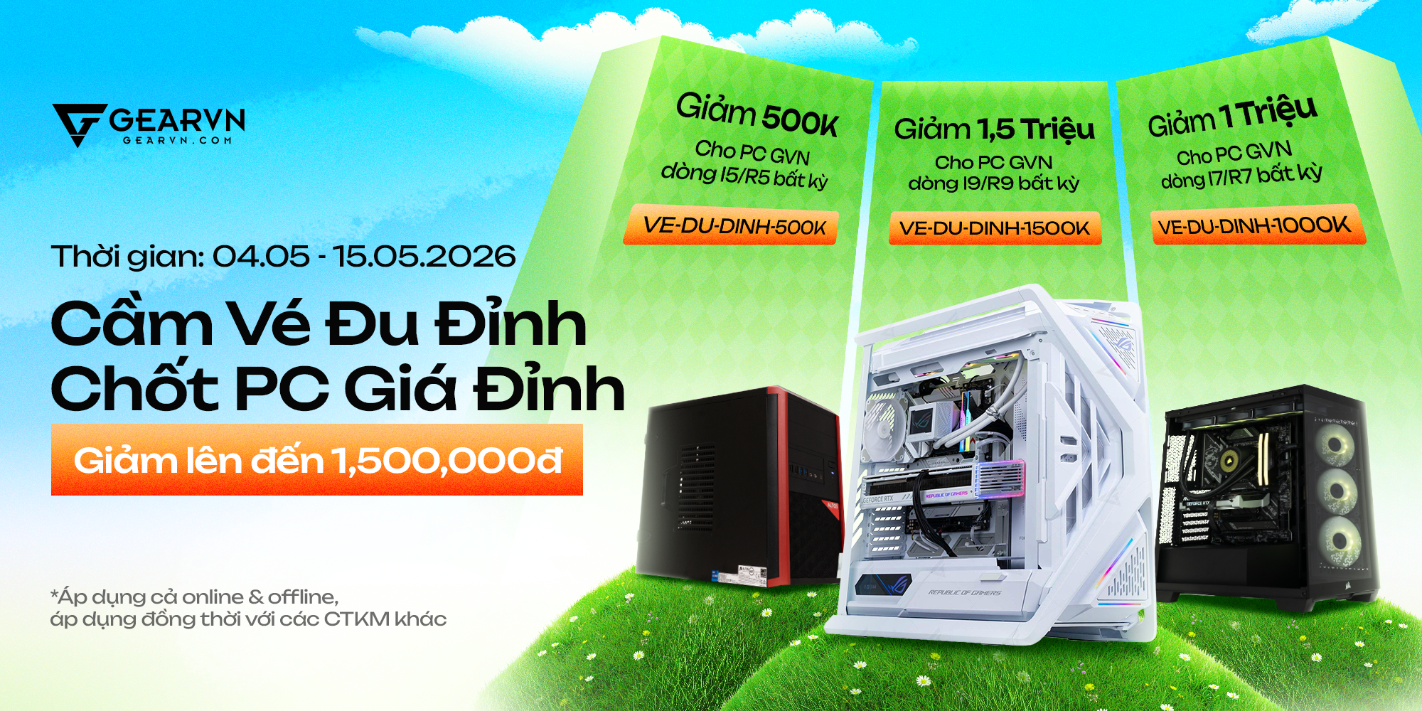 Cầm Vé Đu Đỉnh - Chốt PC Giá Đỉnh