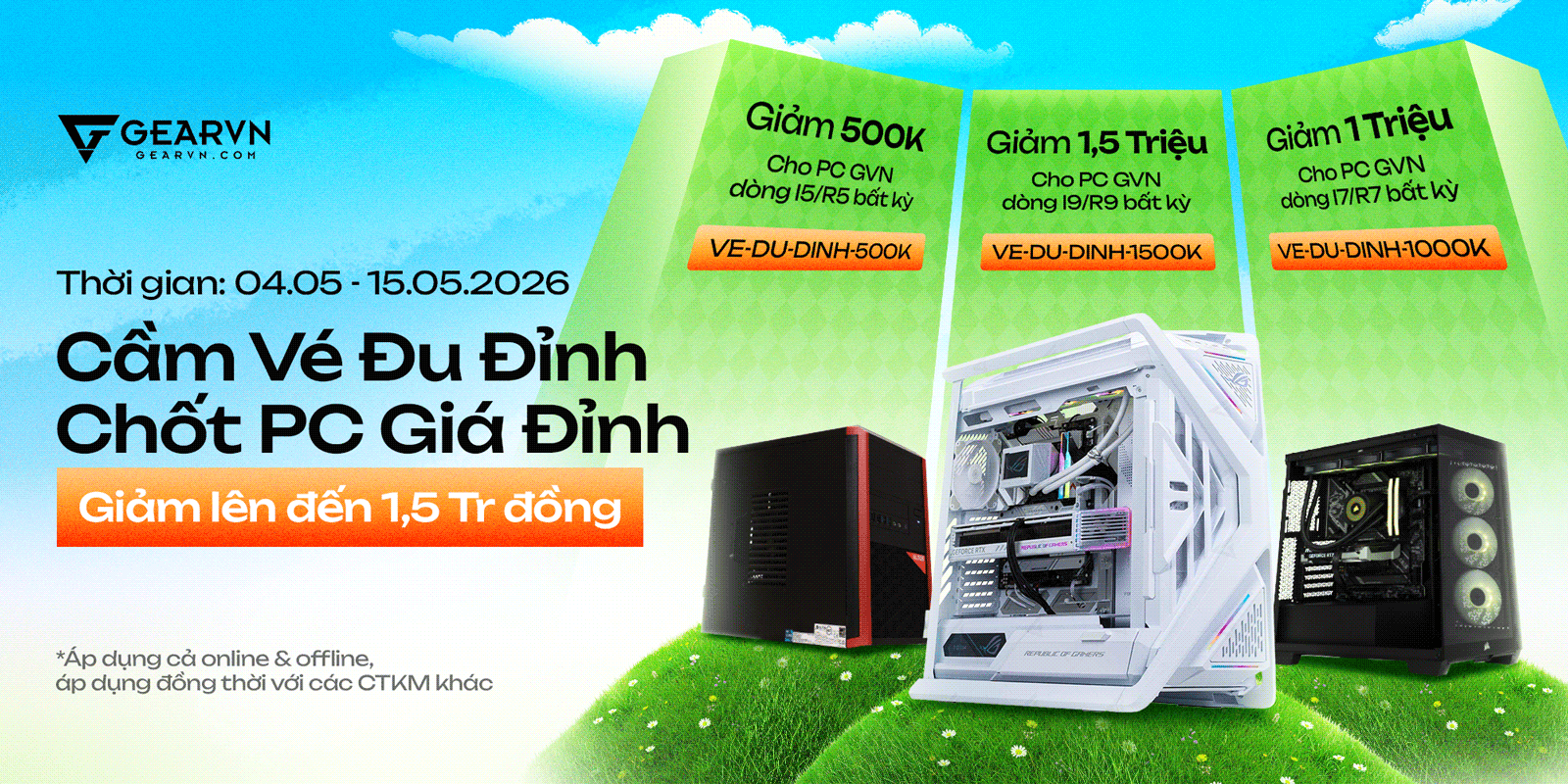 Cầm Vé Đu Đỉnh - Chốt PC Giá Đỉnh