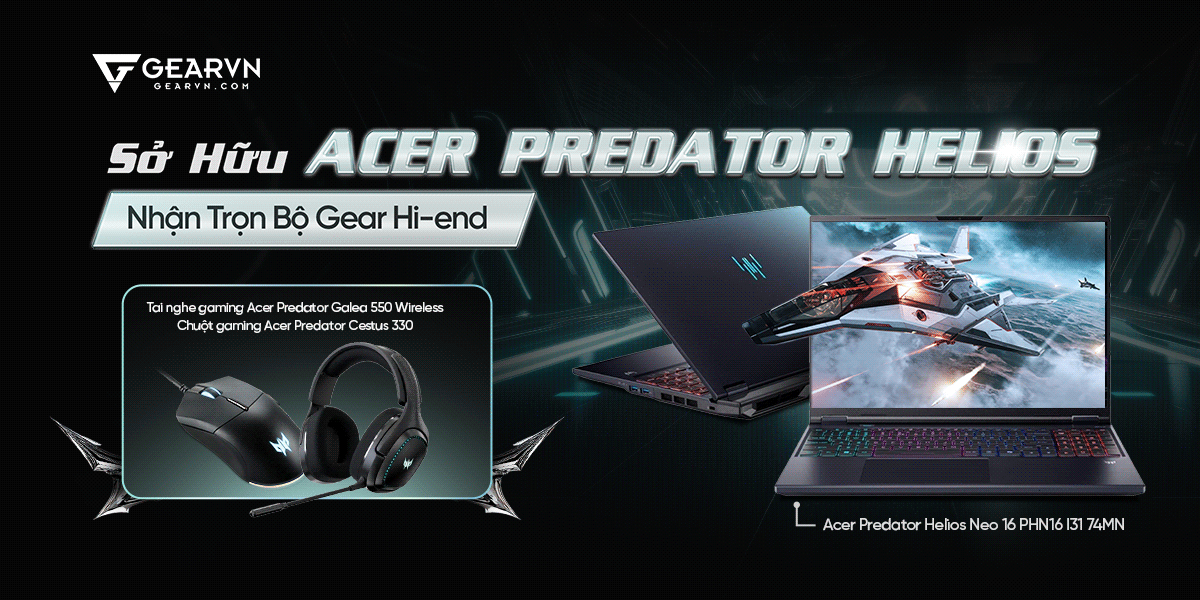Chốt sớm tặng kèm combo Predator