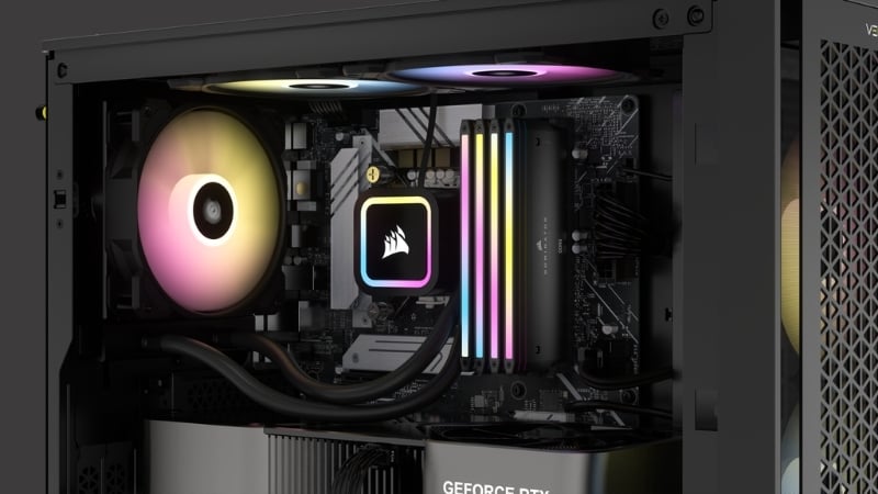 RAM Corsair Dominator Titanium Black 32GB trang bị RGB đa vùng