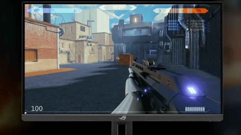 Màn hình ASUS ROG Strix XG27JCG được trang bị chế độ Dual Mode