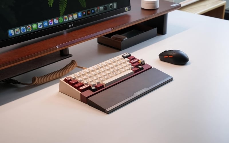 Kê tay bằng gỗ và hợp kim nhôm CNC