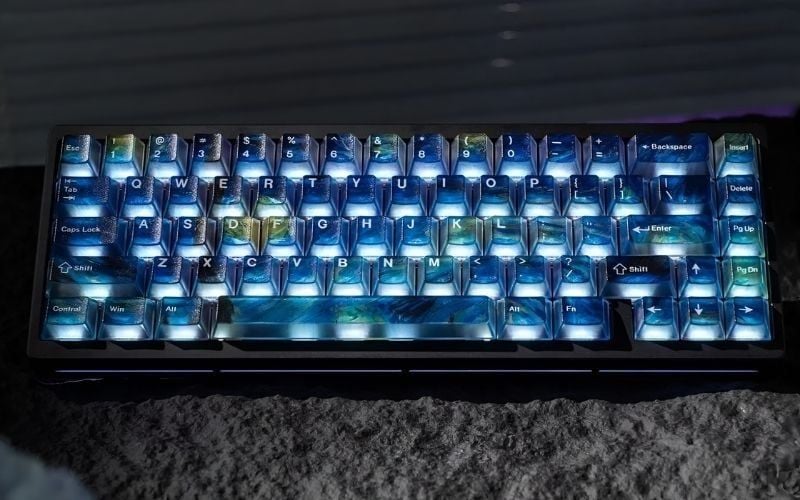 Keycap ABS giá tốt, màu sắc phong phú và hỗ trợ hiệu ứng đèn nền nổi bật