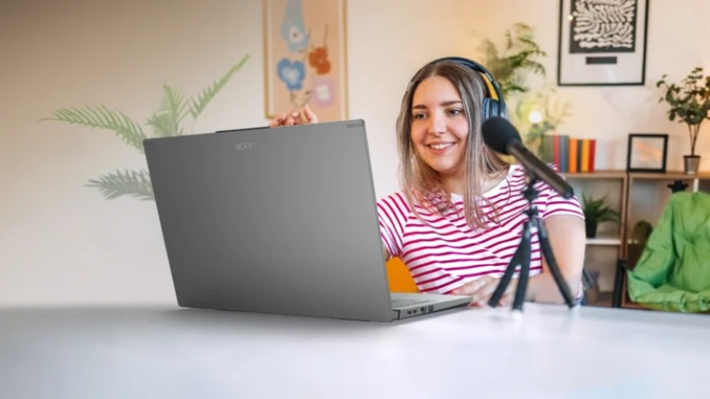 Acer Aspire 16 AI&nbsp;gây ấn tượng mạnh nhờ vẻ ngoài tối giản