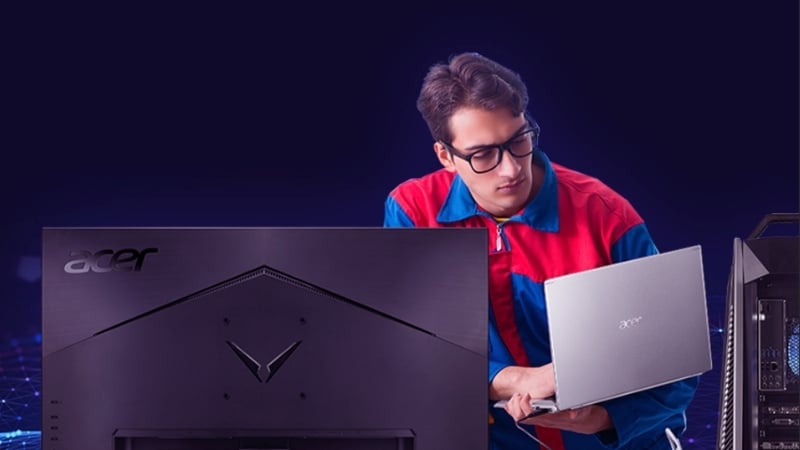 Laptop Acer Aspire Go 14 AI AG14 I71M 50AL có thiết kế mỏng nhẹ