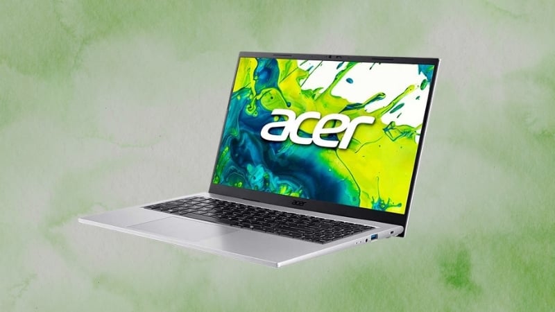 Laptop Acer Aspire Go 15 AG15-72P-35X9 có thiết kế gọn nhẹ di động cao