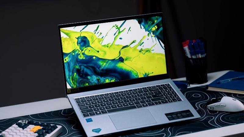 Laptop Acer Aspire Go 15 AG15-72P-35X9 có thiết kế gọn nhẹ di động cao