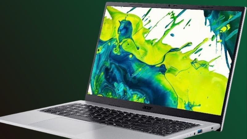Laptop Acer Aspire Go 15 AI AG15 72P 54GY sở hữu Intel Core 5 120U cho học tập và văn phòng