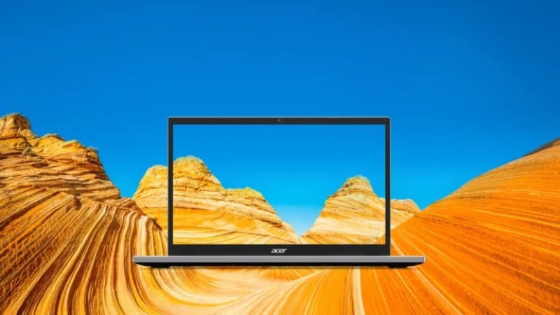 Acer Aspire Go AG14 sở hữu màn hình IPS có kích thước 14 inch