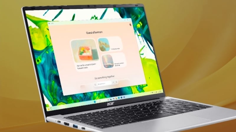 Laptop Acer Aspire Lite 14 AL14 45P R7Z3 có đồ họa AMD Radeon Graphics hiện đại