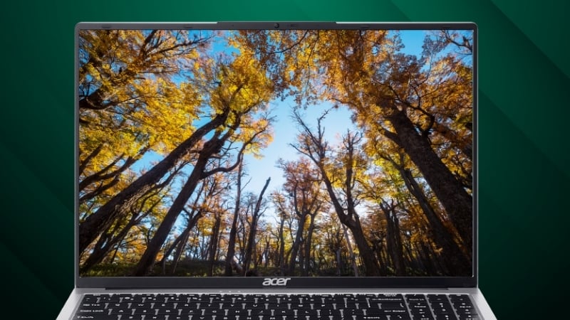 Laptop Acer Aspire Lite 16 AI AL16 71P 582Q sở hữu màn hình 16 inch FHD+