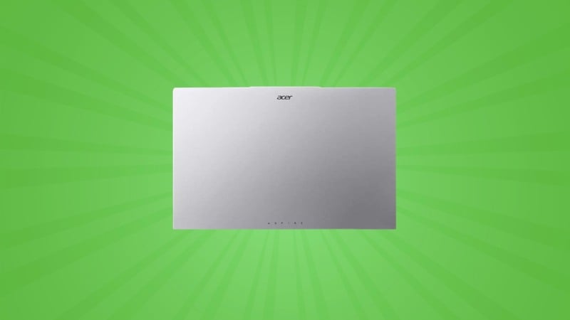 Acer Aspire Lite 15 gây ấn tượng ngay từ cái nhìn đầu tiên với lớp vỏ màu bạc sang trọng và kiểu dáng tối giản