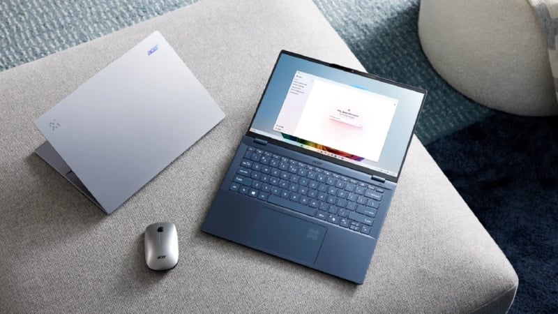 Acer Swift 14 AI được trang bị con chip Intel Core Ultra 7 Processor 258V