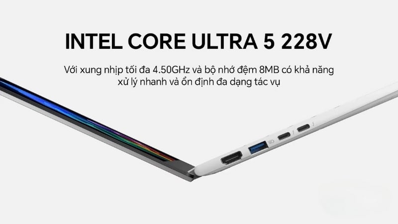 Laptop Acer Swift Edge 14 AI SFE14-51T-52KD có CPU Intel Core Ultra 5 228V