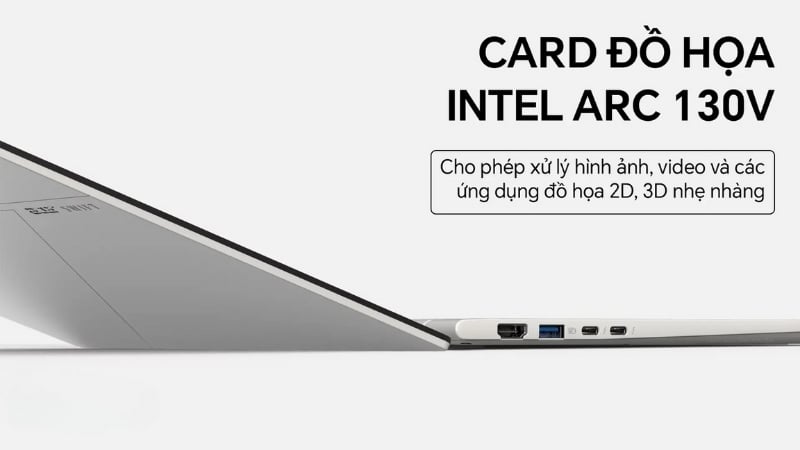 Laptop Acer Swift Edge 14 AI SFE14-51T-52KD có VGA Intel Arc mạnh mẽ sáng tạo