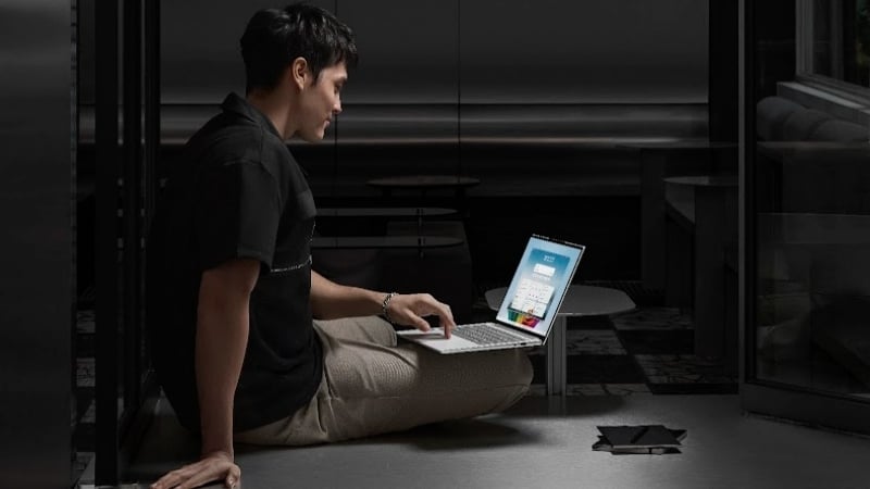 Laptop Acer Swift Go 14 AI SFG14 I71 70RP có webcam AI thông minh