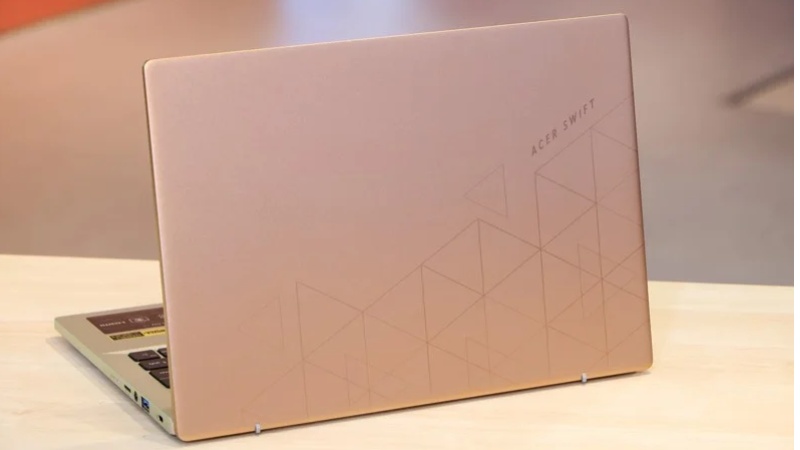 Acer Swift Go SFG14 71 513F gây ấn tượng mạnh mẽ cho người dùng ngay từ cái nhìn đầu tiên