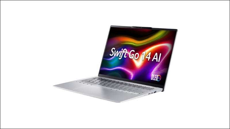 Laptop Acer Swift Go SFG14 74 58FJ thực sự gây ấn tượng mạnh với người dùng ngay từ cái nhìn đầu tiên