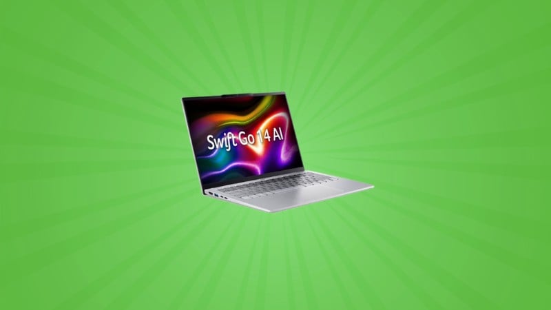 Acer đã trang bị cho sản phẩm này màn hình 14 inch với độ phân giải FHD+ (1920x1200)