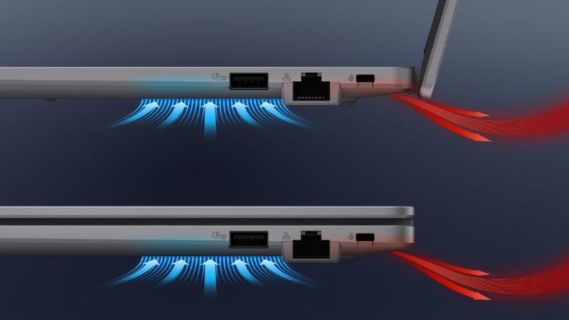 Laptop ASUS ExpertBook P1403CVA-C3U08-50W kết nối tiện dụng