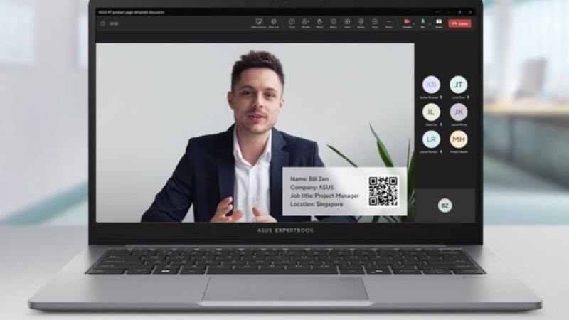Laptop ASUS ExpertBook P1403CVA-C5H16-50W có webcam chất lượng