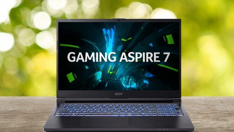 Laptop Acer Aspire 7 A715 59G 53GZ có thiết kế thanh lịch