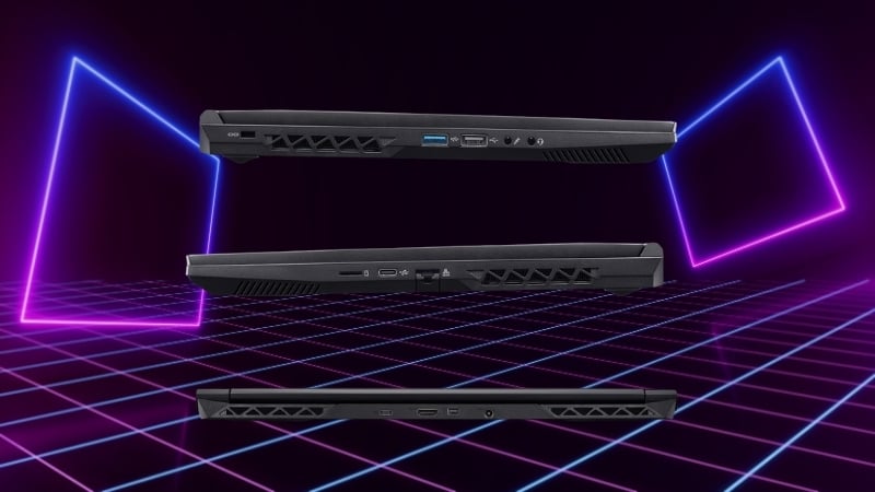 Laptop Acer Aspire 7 A715 59G 53GZ có kết nối đa dạng